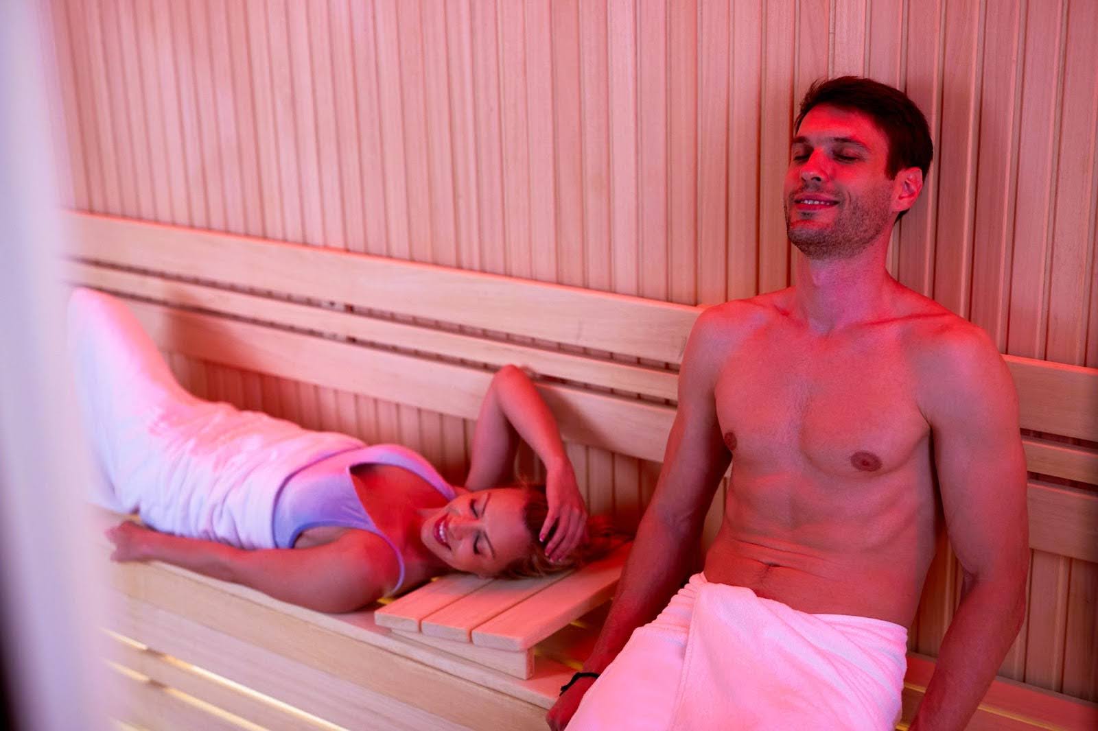 Infrared sauna sessions can help activate heat shock proteins.