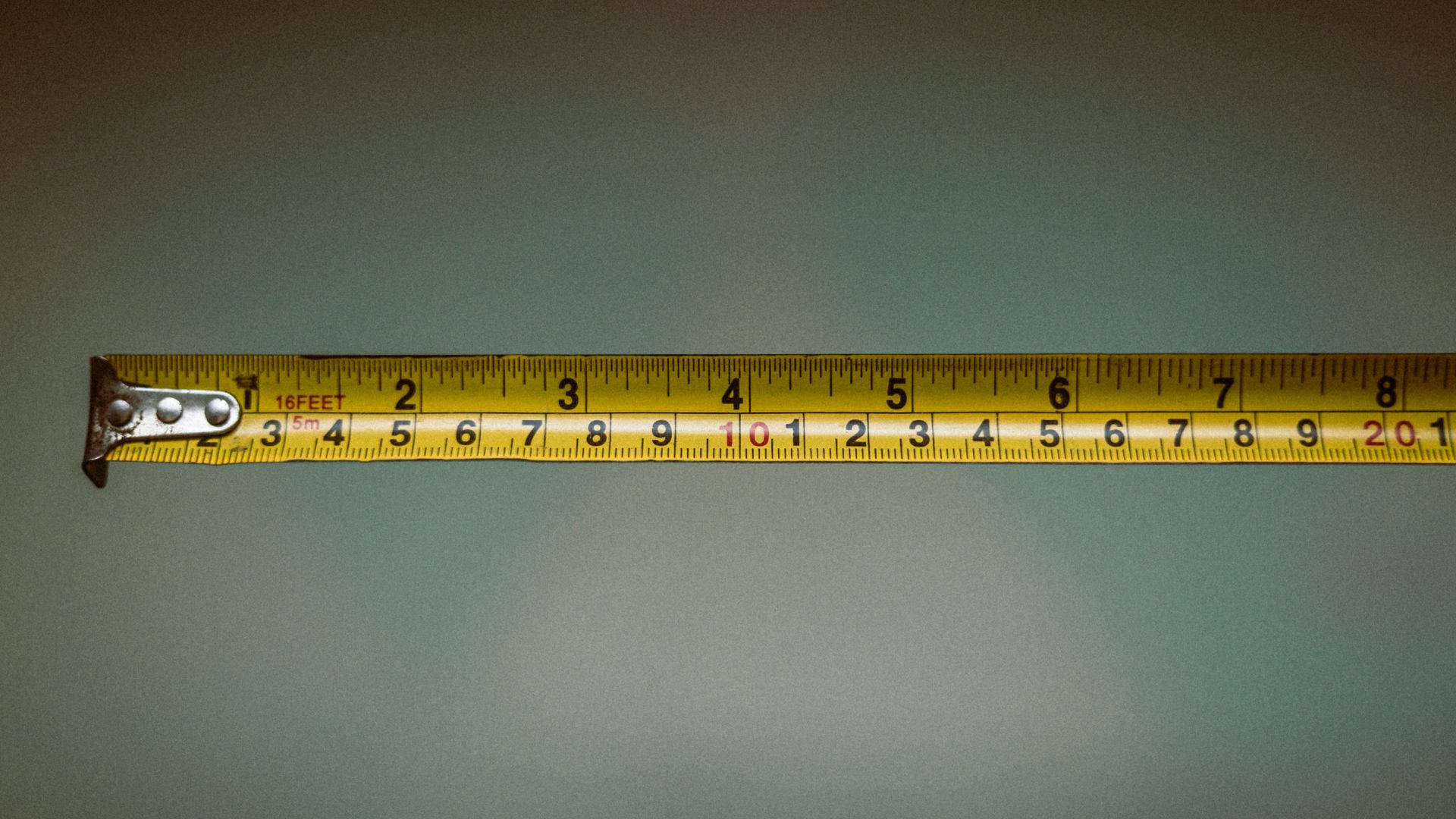 Tape measure for choosing sauna size